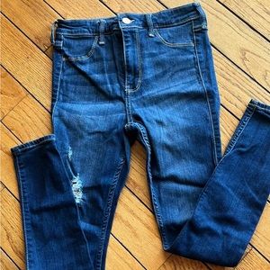 High Rise Jean Legging Dark Wash